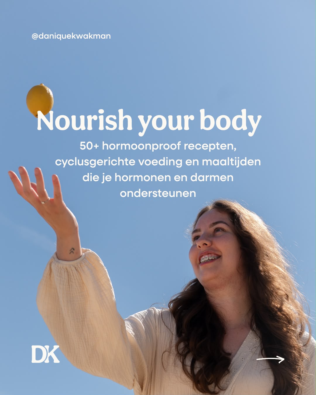 E-book Nourish Your Body van Danique Kwakman met 50+ hormoonproof recepten